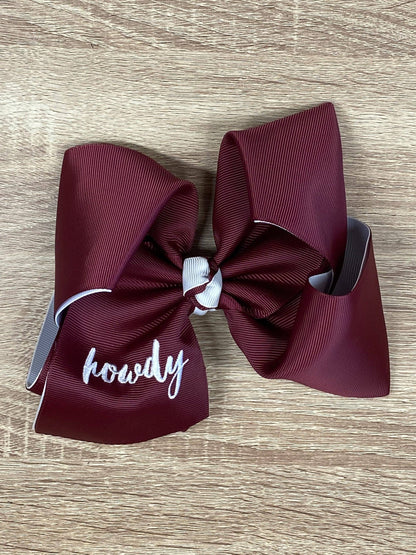 School Spirit Hair Bow