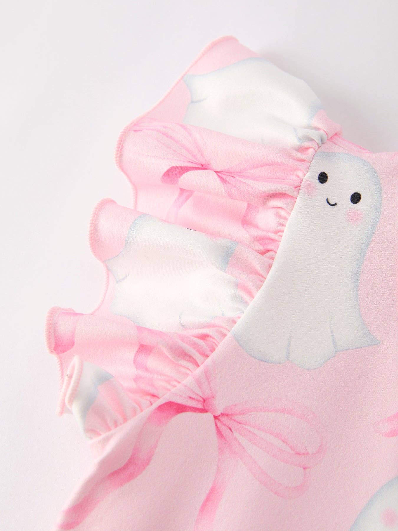 Ghost and Bows Flying Sleeve Dress