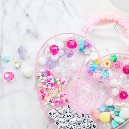 The Pretty in Pink Heart Bead Kit
