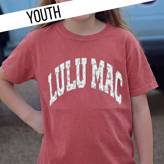 Camo Crimson Comfort Tee