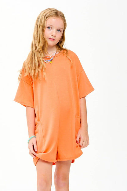 Low-Back Oversized Romper