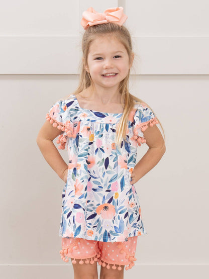 Blushing Susie Pom Pom Outfit