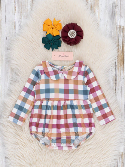 Cranberry Plaid Bubble