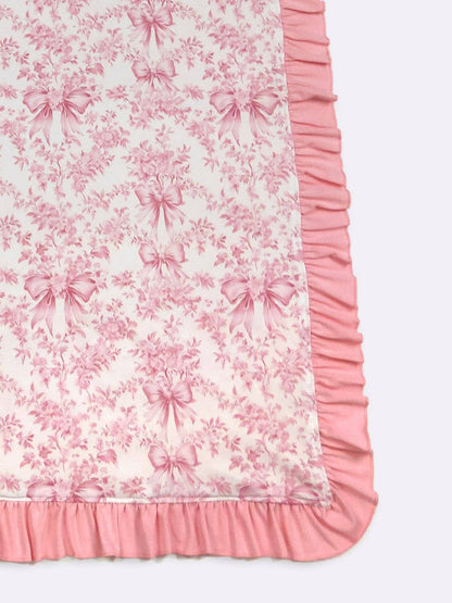 Mauve Damask Blanket