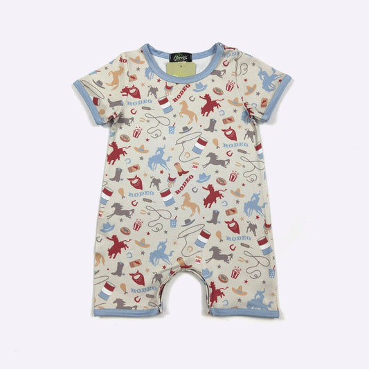 Rodeo Repeat Boy Romper
