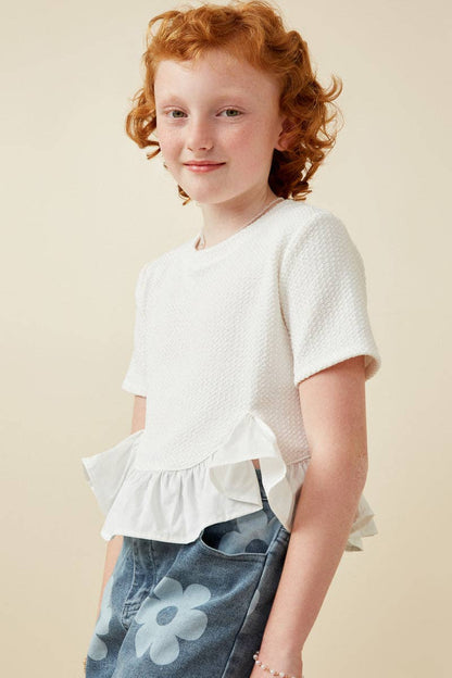 Poplin Hem Top