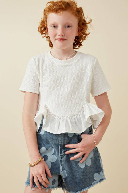 Poplin Hem Top