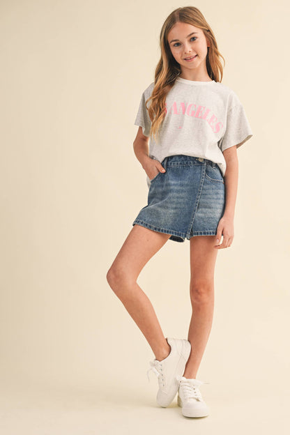Denim Skort