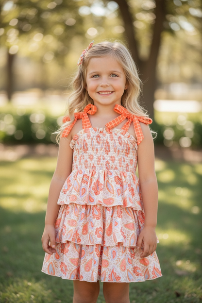 Paisley Tiered Dress