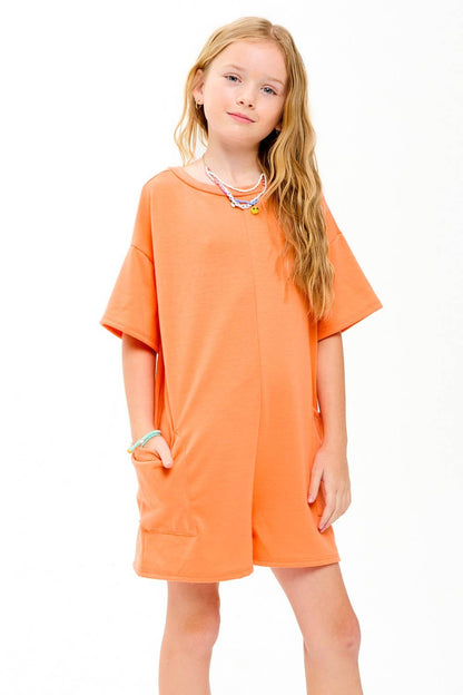 Low-Back Oversized Romper