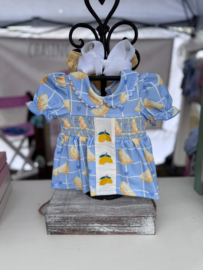 Summer Lemon Bloomer Set