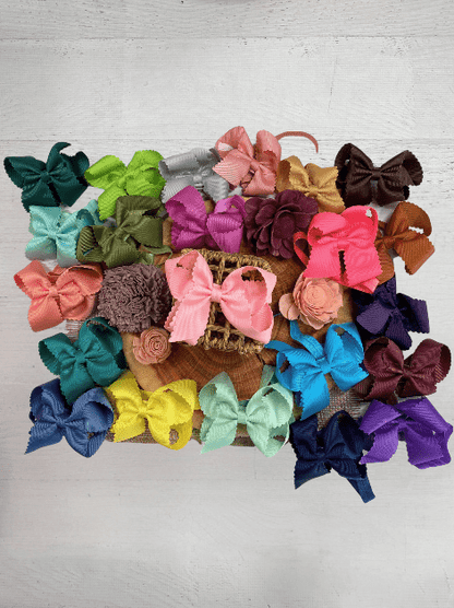 Scalloped Bow-Headband -4.5"