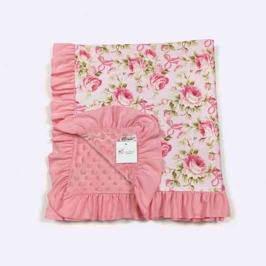 Raspberry Rose Blanket
