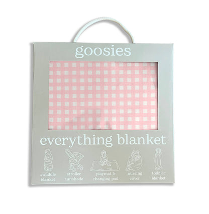 Pink Gingham Everything Blanket