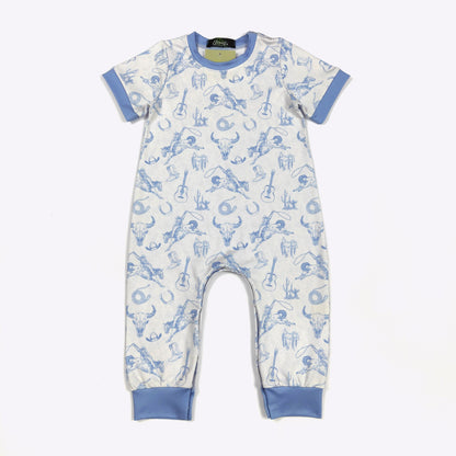 Azul Western Romper