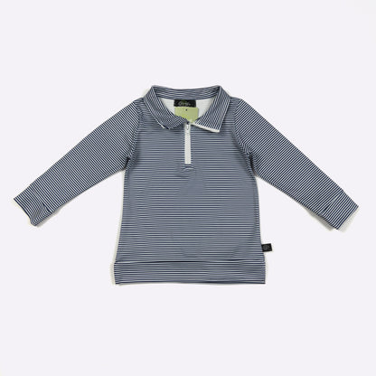 Striped Quarter Zip
