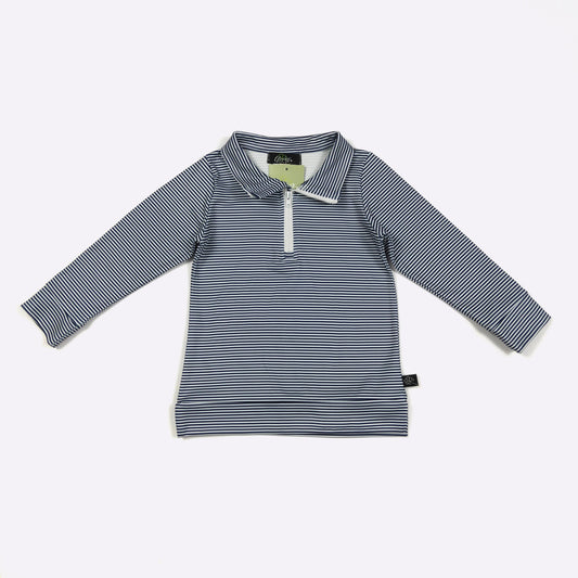 Striped Quarter Zip