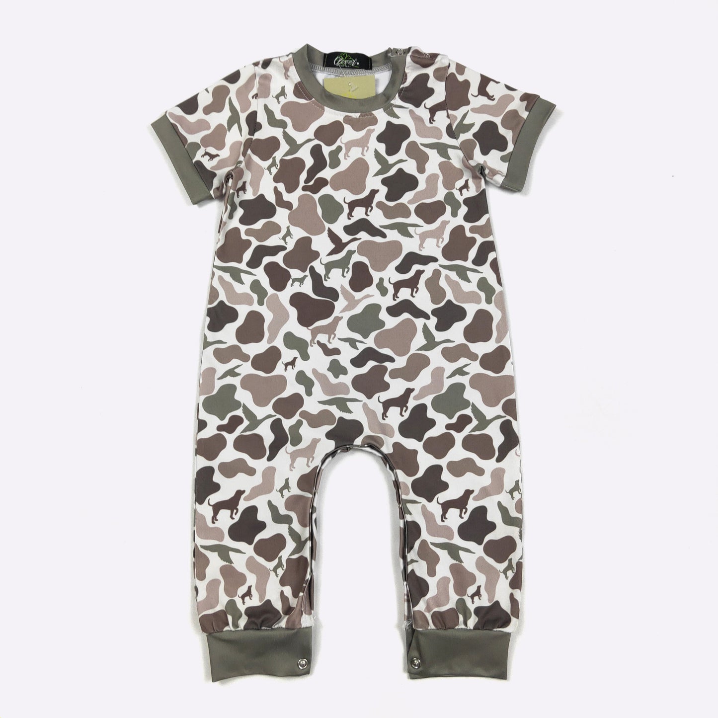 Outdoor Camo Romper