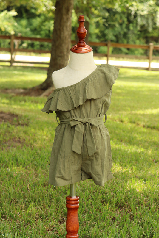 One Shoulder Romper