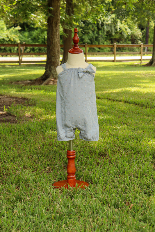 Swiss Dot Romper