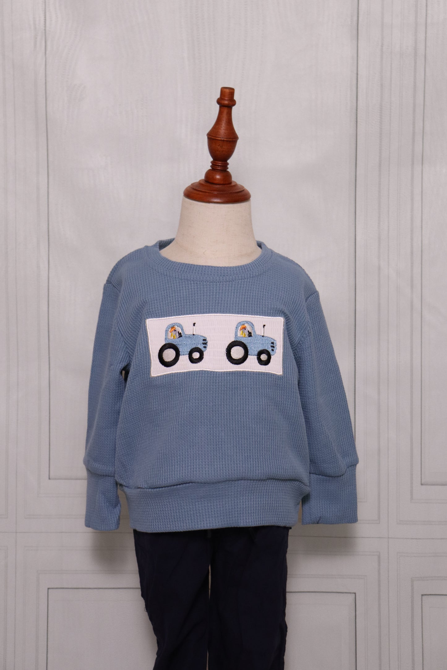 Smocked Tractors Shirt