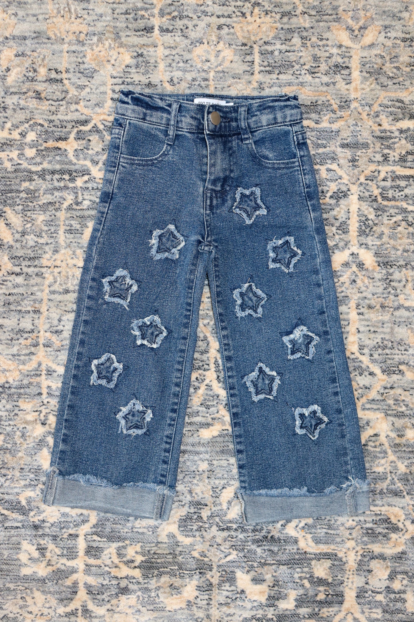 Star Shaped Distressed Jeans