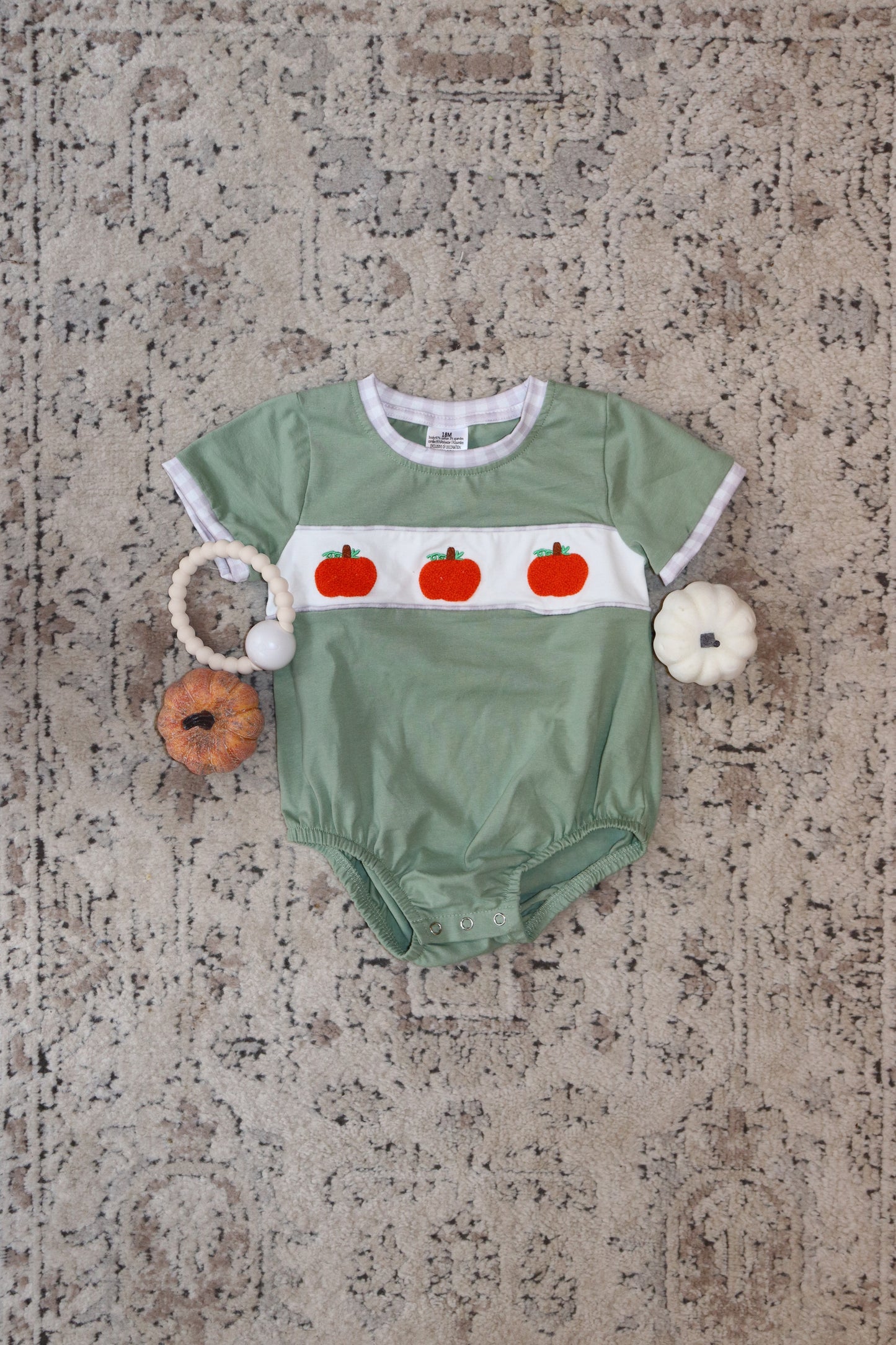 Halloween Pumpkin Patches Romper