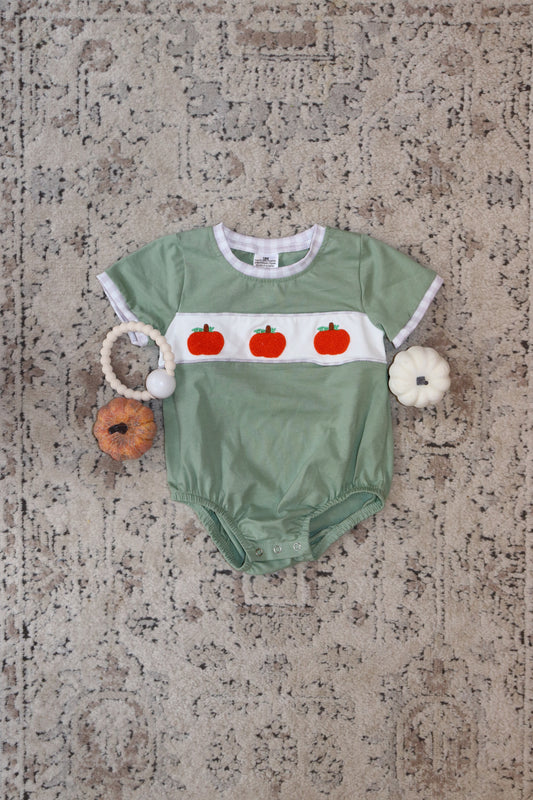 Halloween Pumpkin Patches Romper