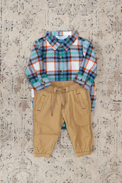 Peyton Plaid Bodysuit