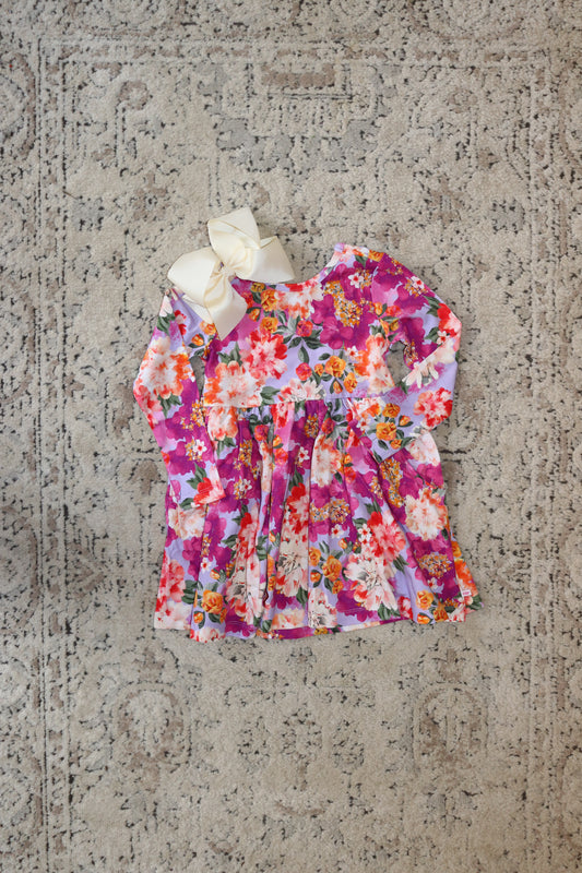Lavender Valley Twirl Dress