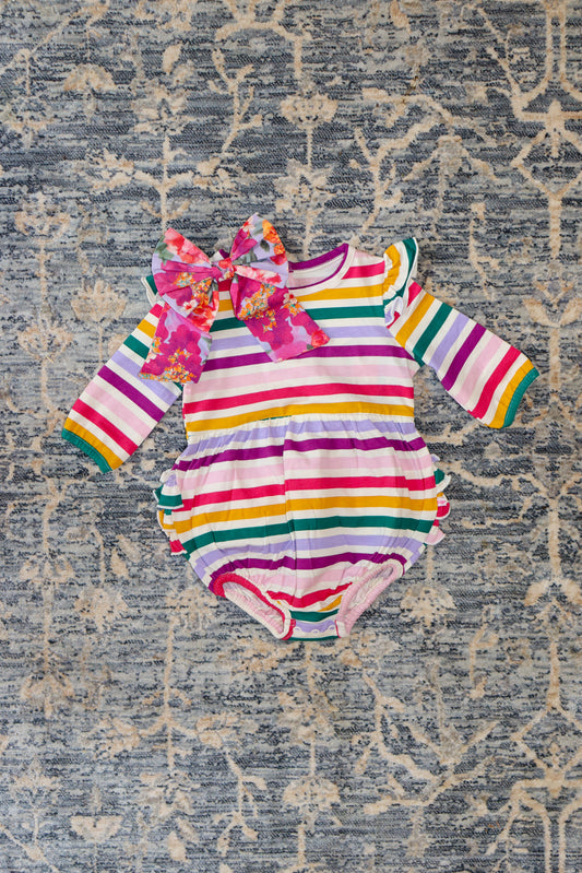 Rainbow Stripe Flutter Bubble