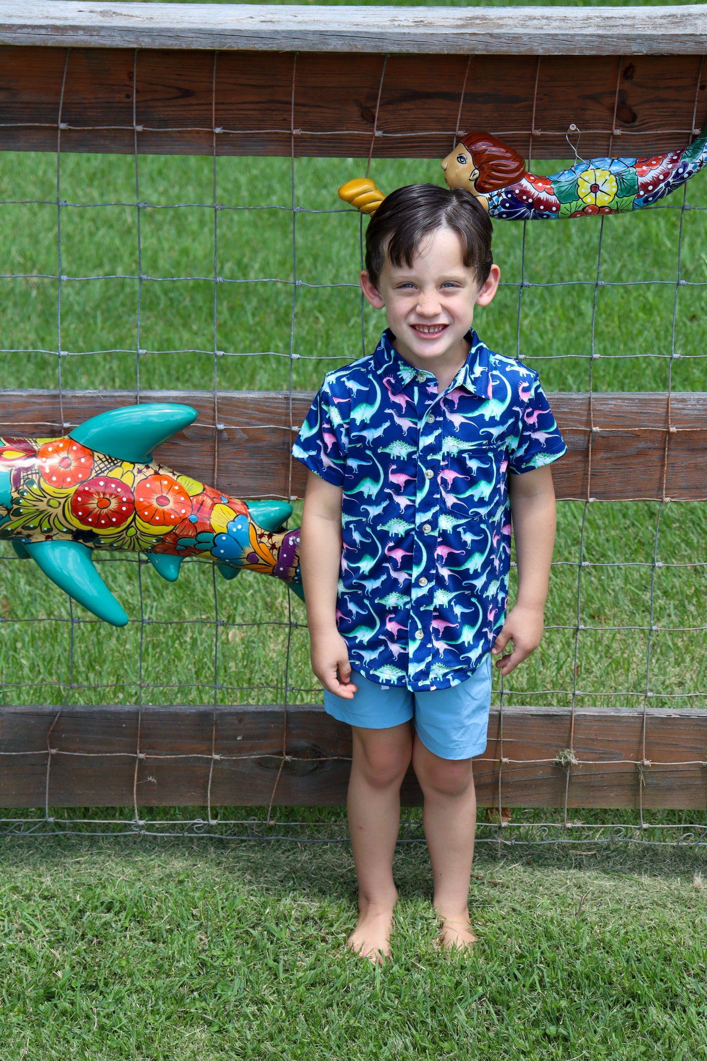 Dino Dynamic Button-Up