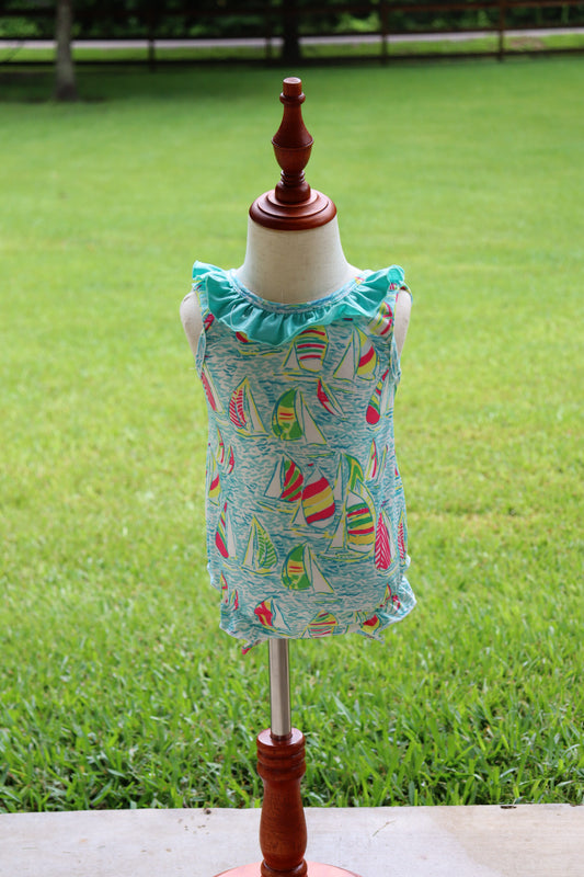 Sailboat Ruffle Bubble