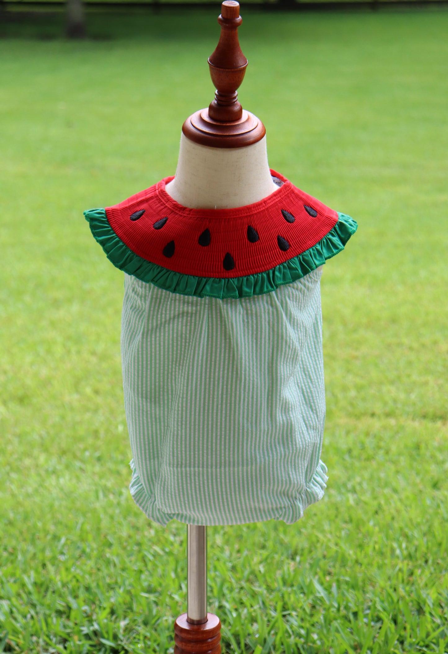 Smocked Watermelon Bubble