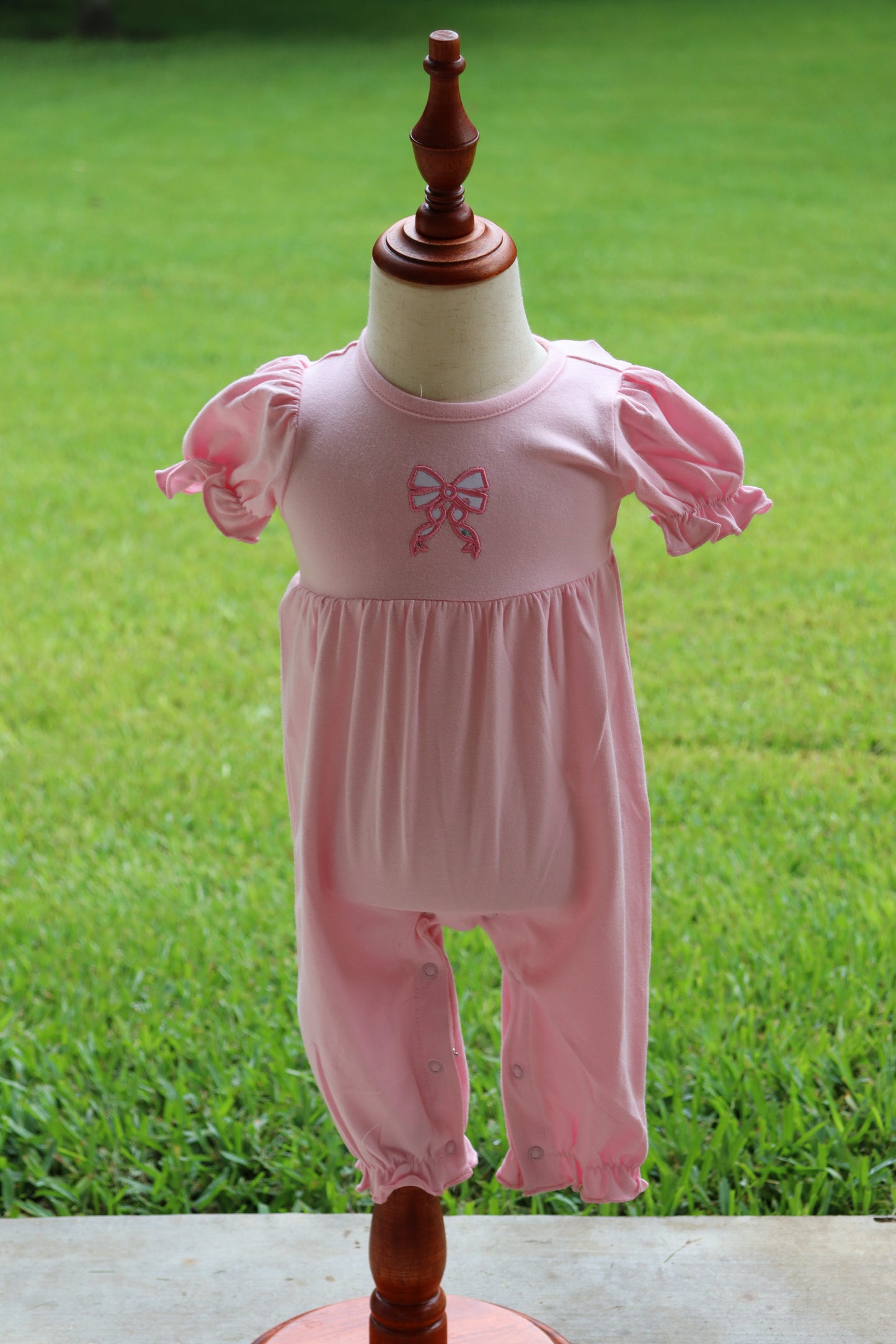 Bow Applique Romper