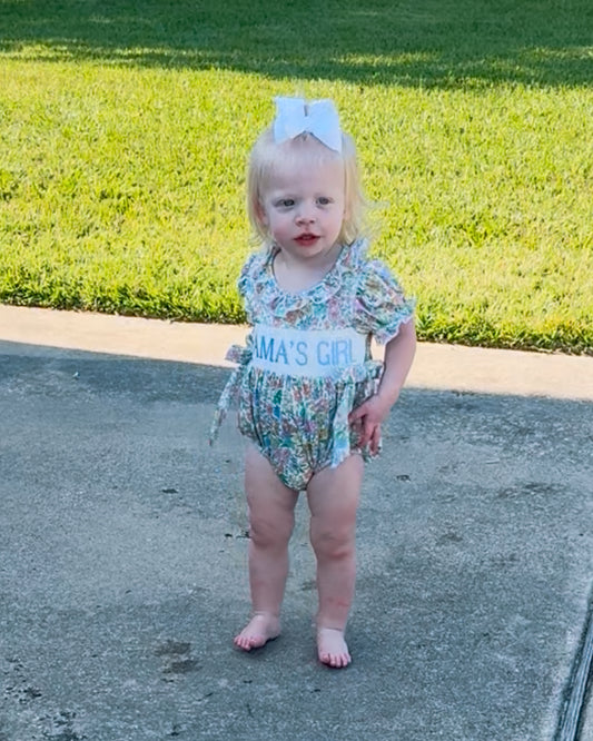 Mama's Girl Smocked Romper