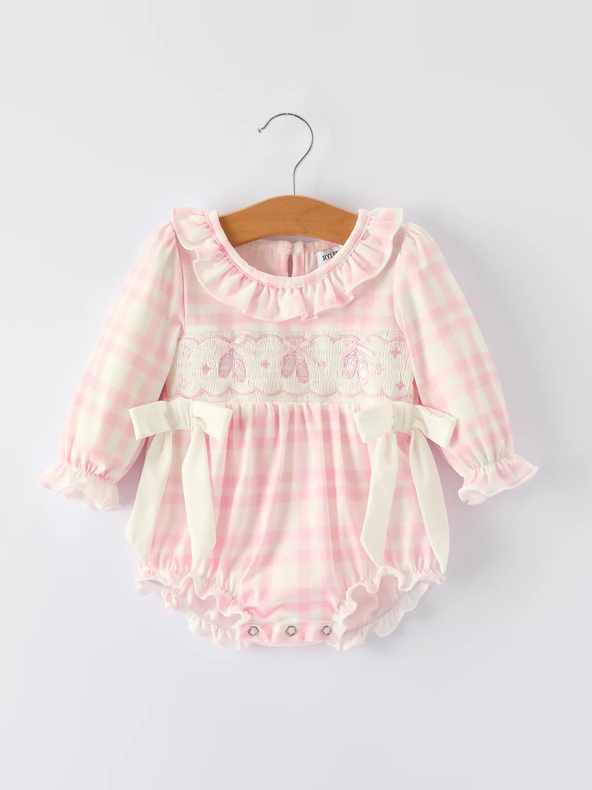 Pink Plaid Ballet Bubble
