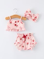 Strawberry Bloomer Set
