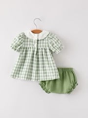 Pumpkin Applique Bloomer Set