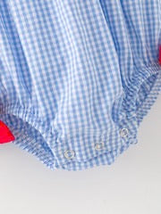 Baseball Smocked Romper