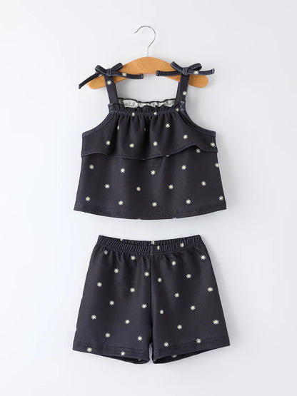 Summer Daisy Bow Set