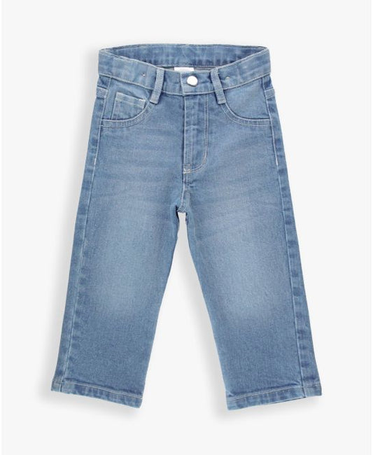 Light Wash Straight Jeans