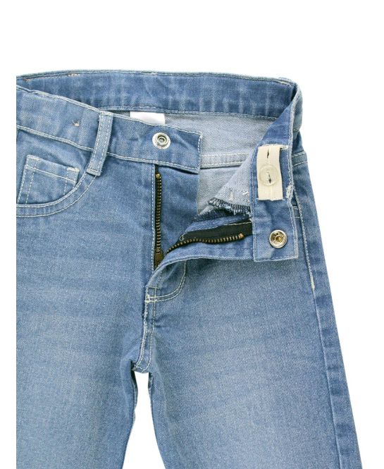 Light Wash Straight Jeans