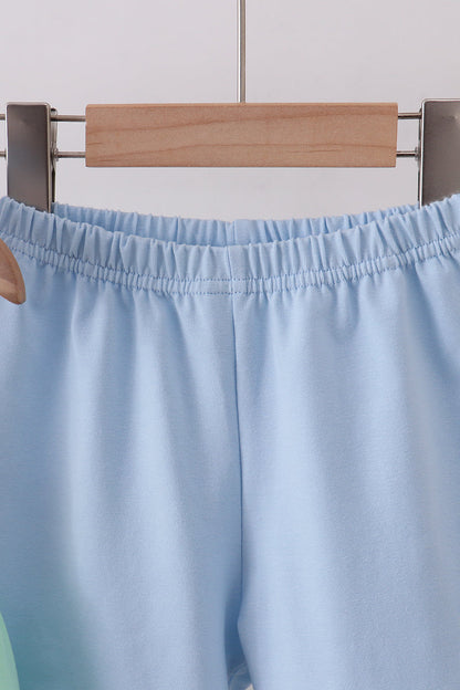Color Block Short Set