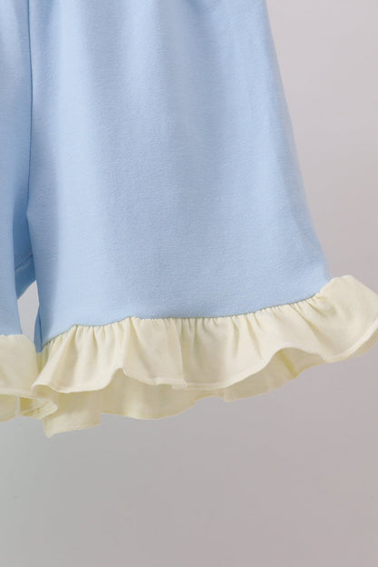 Color Block Short Set