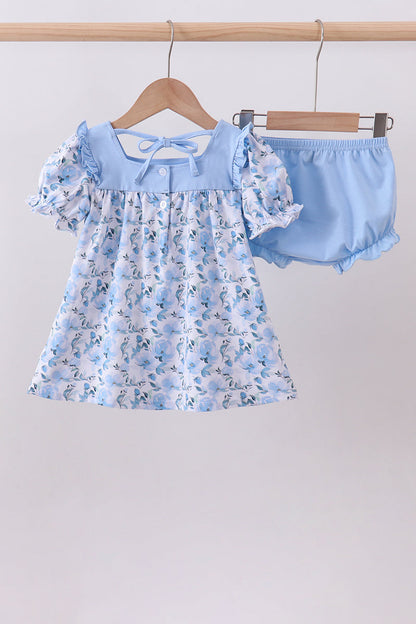 Floral Ruffle Bloomer Set