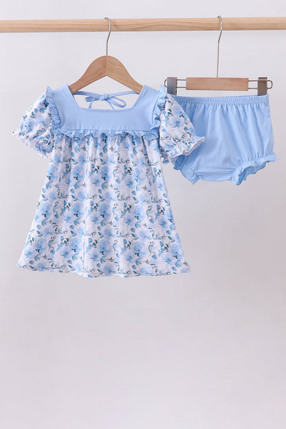 Floral Ruffle Bloomer Set