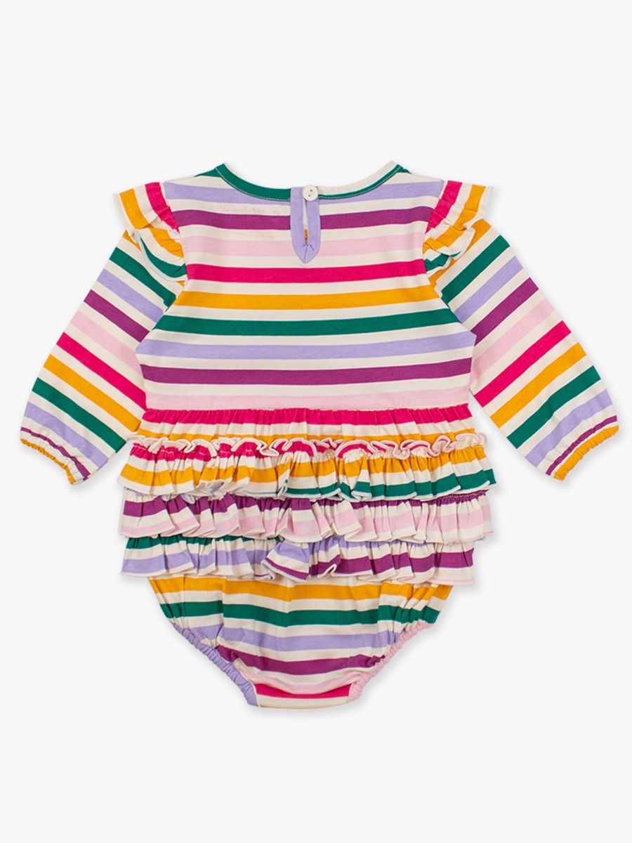 Rainbow Stripe Flutter Bubble