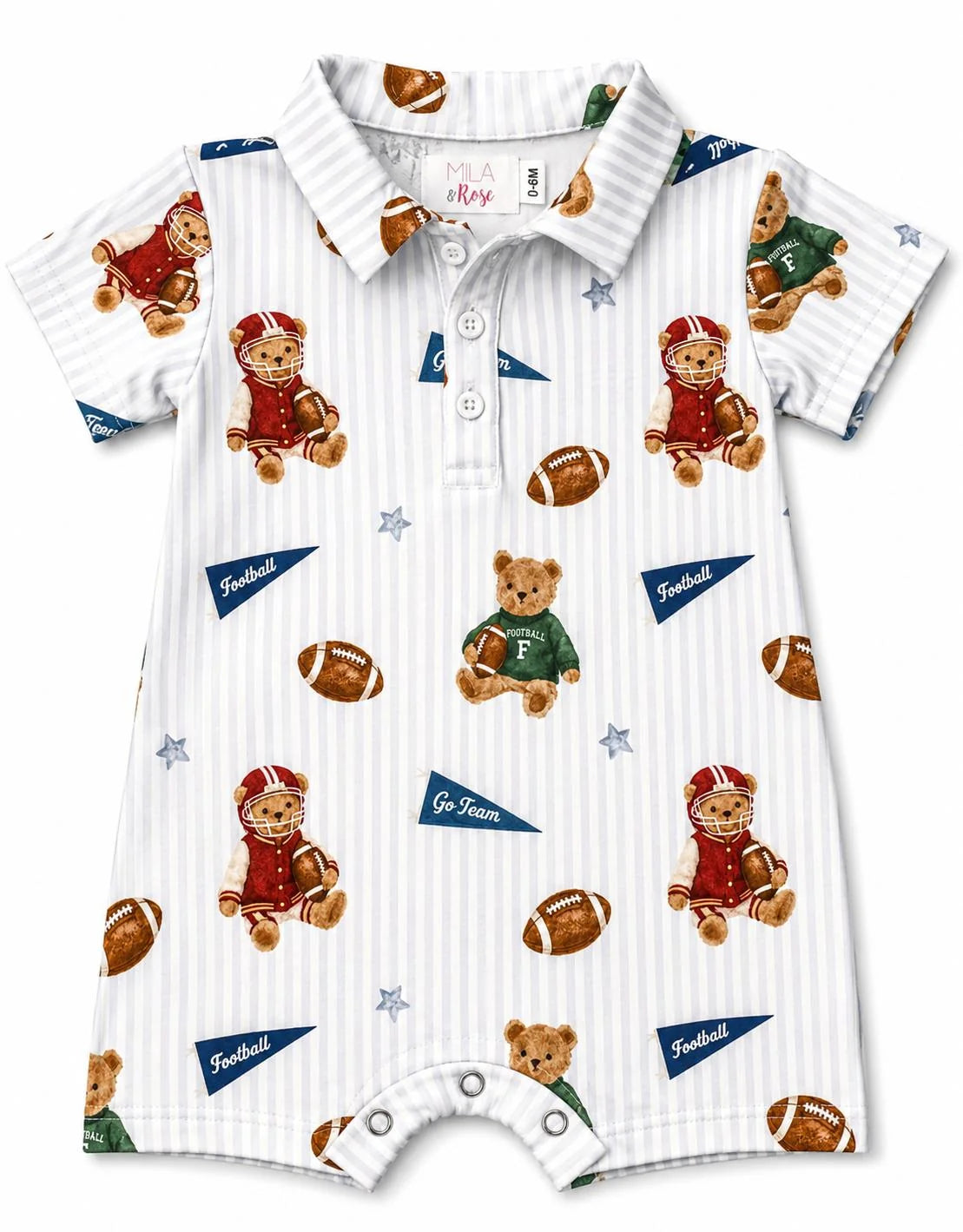 Varsity Bears Polo Shorty