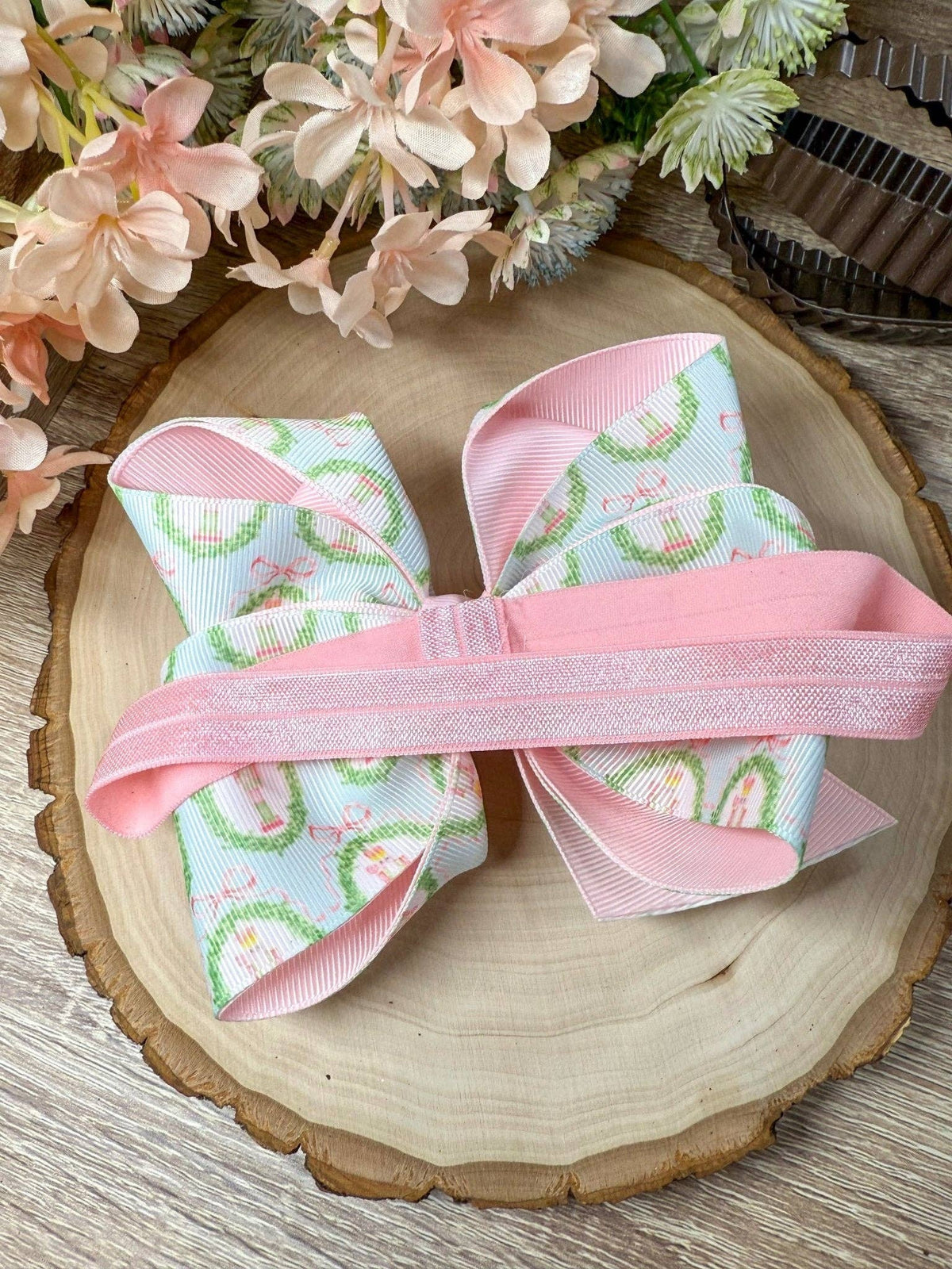 Pastel Nutcracker Printed Bow Headband